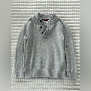 Carter’s grey pull over sweater, 3T